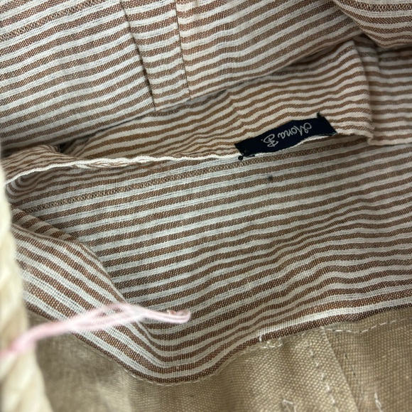 Mona B /RECYCLA Up-cycled heavy canvas rucksack/duffle bag-NWT - Picture 13 of 15